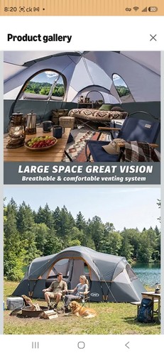 18ft dome person tent - dome,