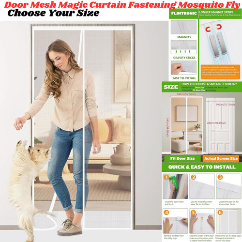 Flintronic door mesh - door, curtain