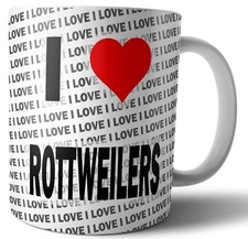 I Love Rottweilers Tea -