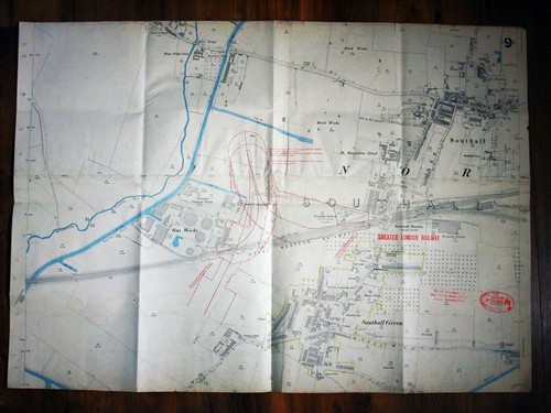 Great western railway - gwr, map