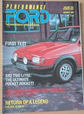 PERFORMANCE FORD VOL 2 NO 9 FREE POSTAGE XR2, RS TURBO, SYLVA STRIKER, MINKER K1