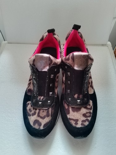 Moda pelle black - pelle, black/leopard