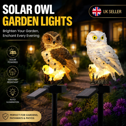 Solar owl garden - garden, –