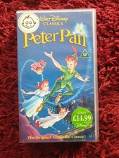 Peter Pan Walt Disney Classics VHS Tape