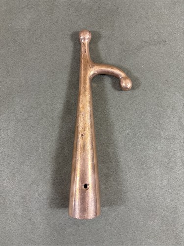 Solid heavy bronze - boat, hook