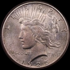 1925 GEM USA SILVER PEACE