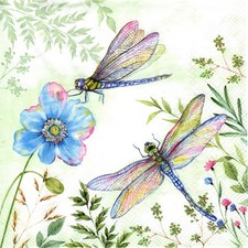 (2) Two Paper Lunch Napkins
