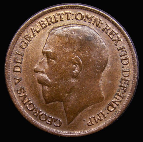 Penny 1914 gef with traces - 1914,