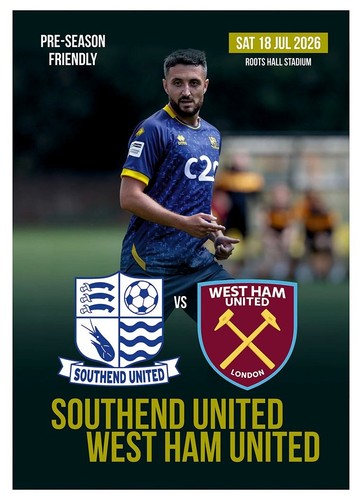 Southend united west ham - southend, v