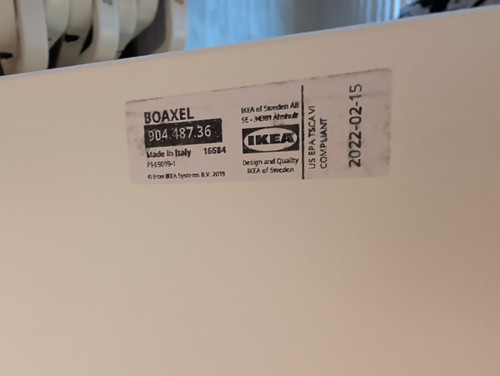 Ikea boaxel shelf white 2 - 31, 1/2