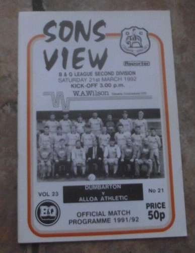 1991 dumbarton v - ,