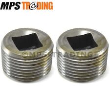 Land Rover Defender Front and Rear Axle Diff Pan Filler and Drain Plug 2x 608246
