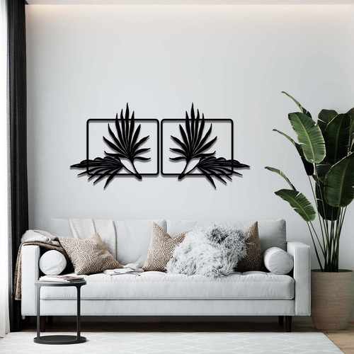 Tropical palm leaves wall - palm,