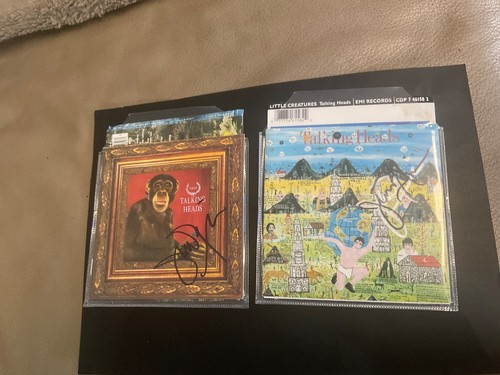 Talking heads hand signed x - heads,
