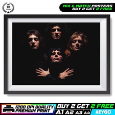 QUEEN ROCK MUSIC Wall Art Size
