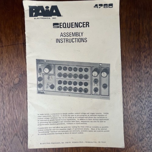 Vintage paia magazine analog - magazine,