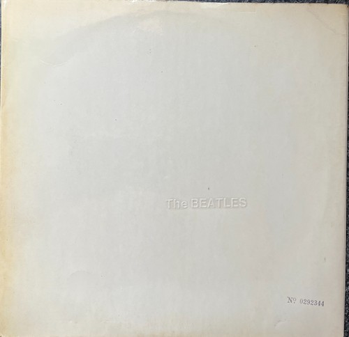 Beatles white album original - white,