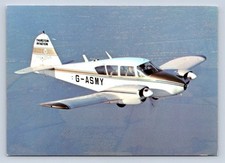 THURSTON AVIATION PIPER PA23-160 APACHE AIRCRAFT POSTCARD AIRPLANE G-ASMY