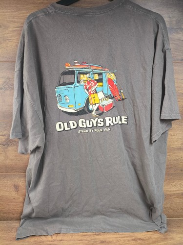 Old guys rule gray graphic - guys,