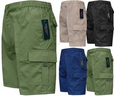 Mens Elasticated Waist Cargo