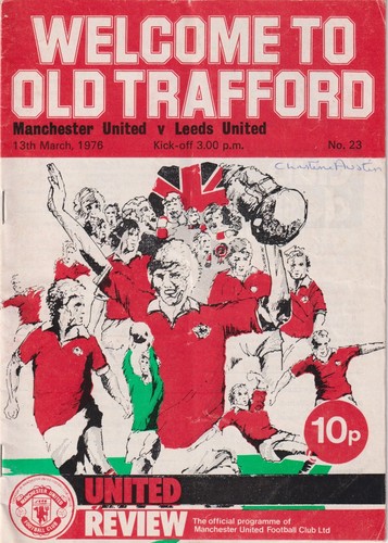 Football programme man utd - football, programme>man