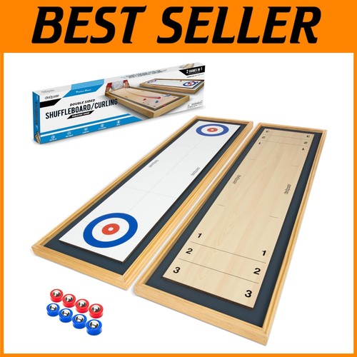 Shuffleboard curling - 2-in-1, &