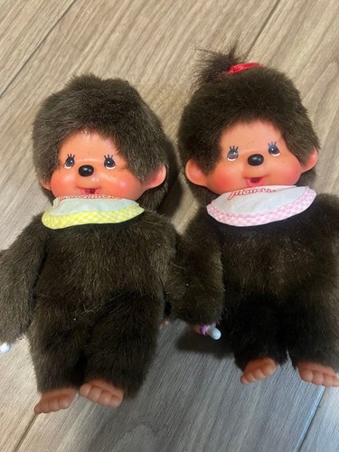 Monchichi bib plush set 2 - &,