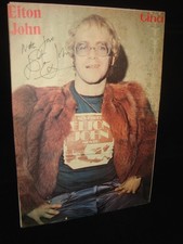 ELTON JOHN superb 11x8" colour