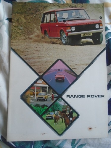 Range rover brochure may - range,
