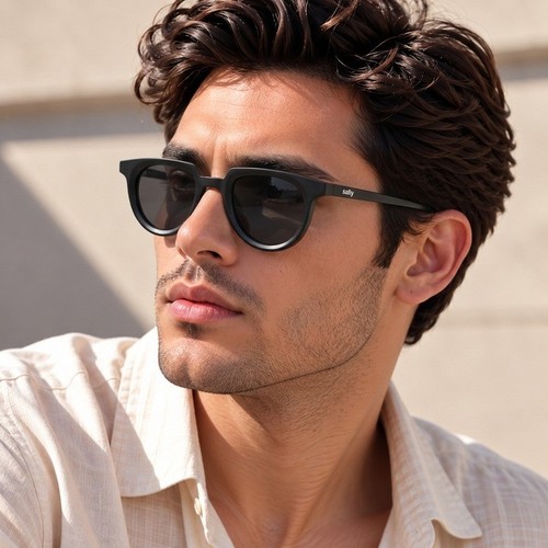 Mocha curve luxury sunglasses - curve,