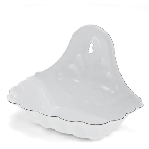 Wall mounted enamel soap dish - wall-mounted,