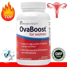 Ovaboost 120 capsules-Maintain egg quality-Female fertility-Reproductive health