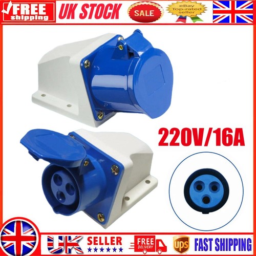 16a power plug mains hook - plug, up