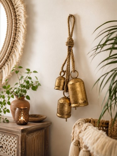 Rustic brass hanging - rustic,