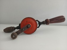 Vintage Antique Stanley Hand Drill Collector Retro