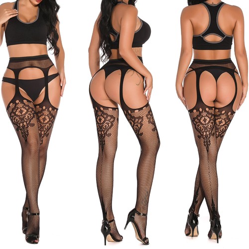 Women fishnet thigh - women's,