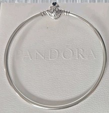 Genuine Silver Pandora Disney Alice in Wonderland Cheshire Cat Bracelet 21cm 
