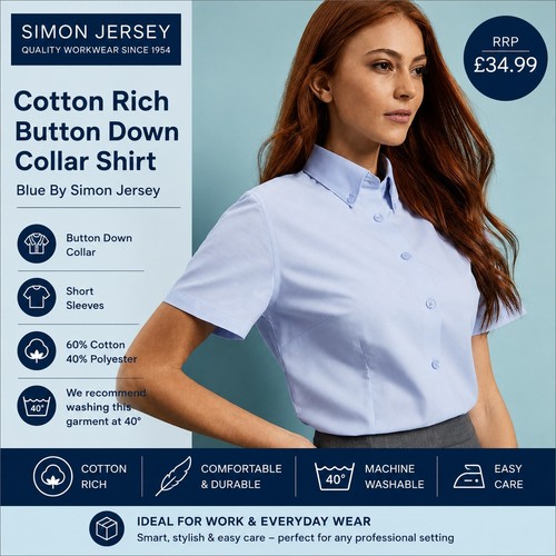 Ladies womans blue blouse - blue,