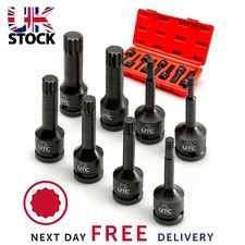 8pc Impact Spline Bit Socket