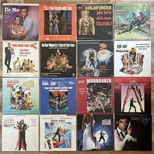 James Bond 007 Motion Picture Soundtrack Vinyl Collection (16 Films, VG+ to NM-)