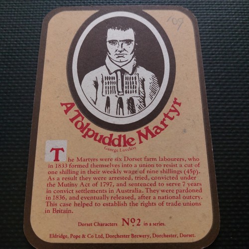 Eldridge pope beer - beer, mat.