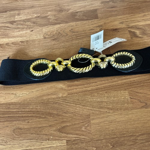 Primark black elastic waist - black,