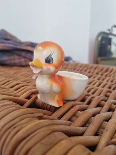 Vintage antique ceramic - , duck