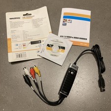 Winstars USB 2.0 Video & Audio Grabber - Capture Digitizer VHS, DVD, SVCD, Hi8