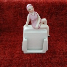 Art Deco Style Bathing Belle Card Holder/Frame Germany 6568