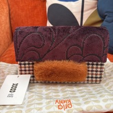 Nwt Orla kiely Sweet pea bag WINE