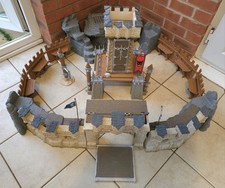 Rare Schleich 40191 Ritterburg Big Knights Castle with Tower Drawbridge Walls, 