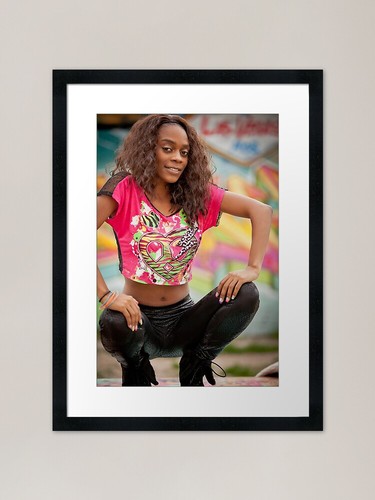 Urban diva framed - art, print