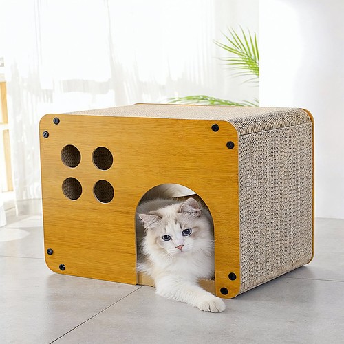 Large cat house - house,