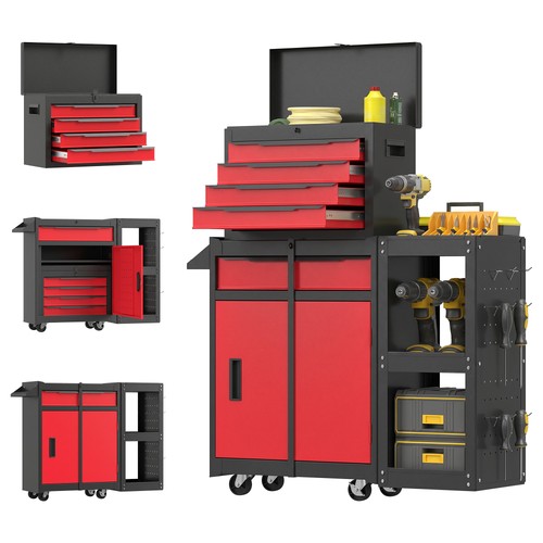 Homcom modular tool - tool, chest